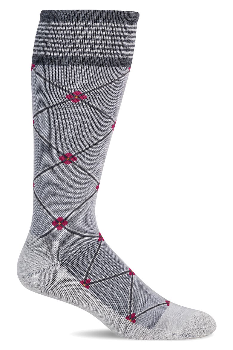 'Goodhew - Elevation' Compression Socks, Main, color, OYSTER