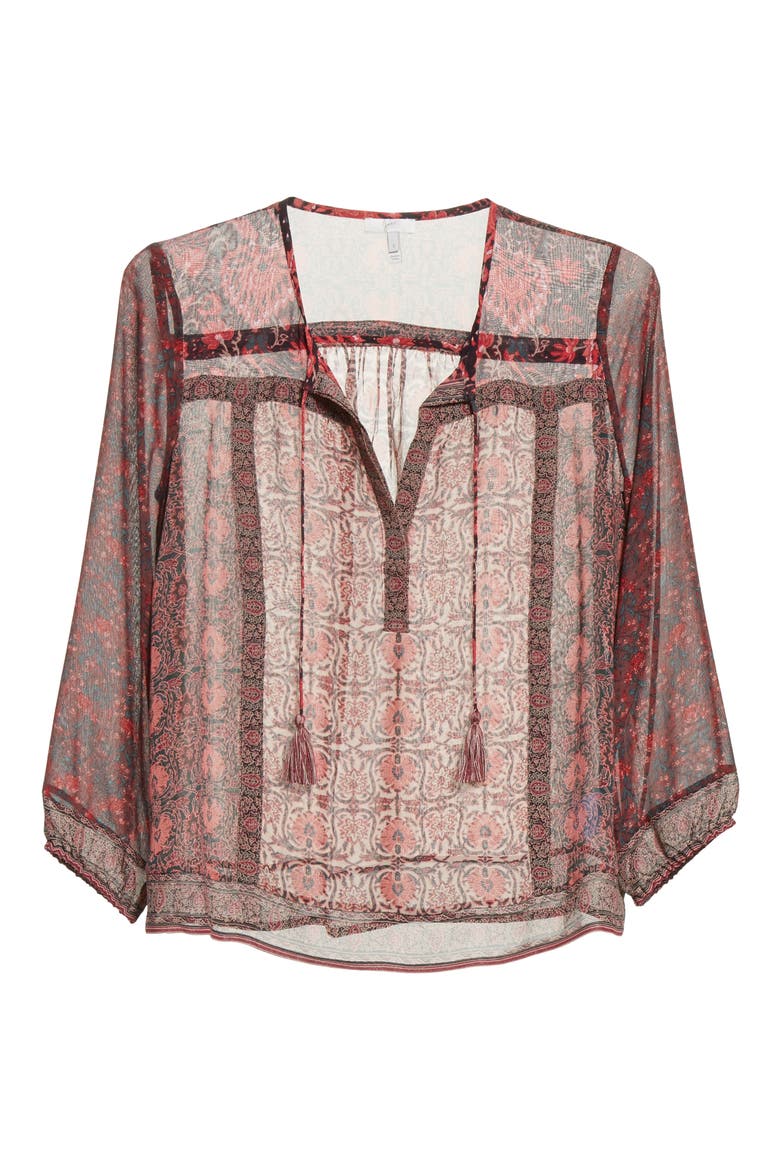 Katja Silk Blouse, Alternate, color, CAVIAR