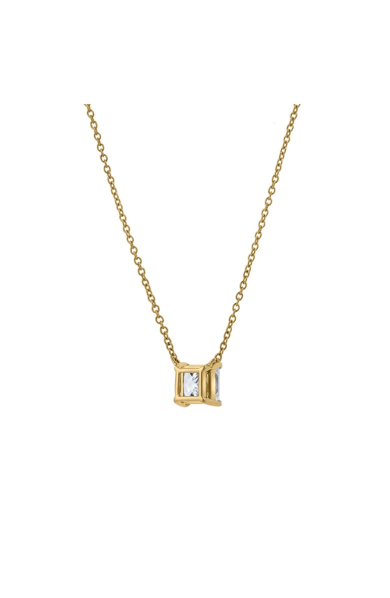 LuvMyJewelry Princess Charm 14K Gold Lab Grown Diamond Necklace - 0.75 ct, Alternate, color, 14K Yellow Gold