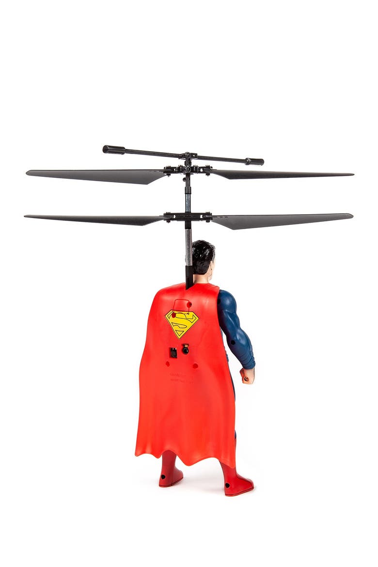 Superman 2CH IR Flying Figure Helicopter, Alternate, color, RED