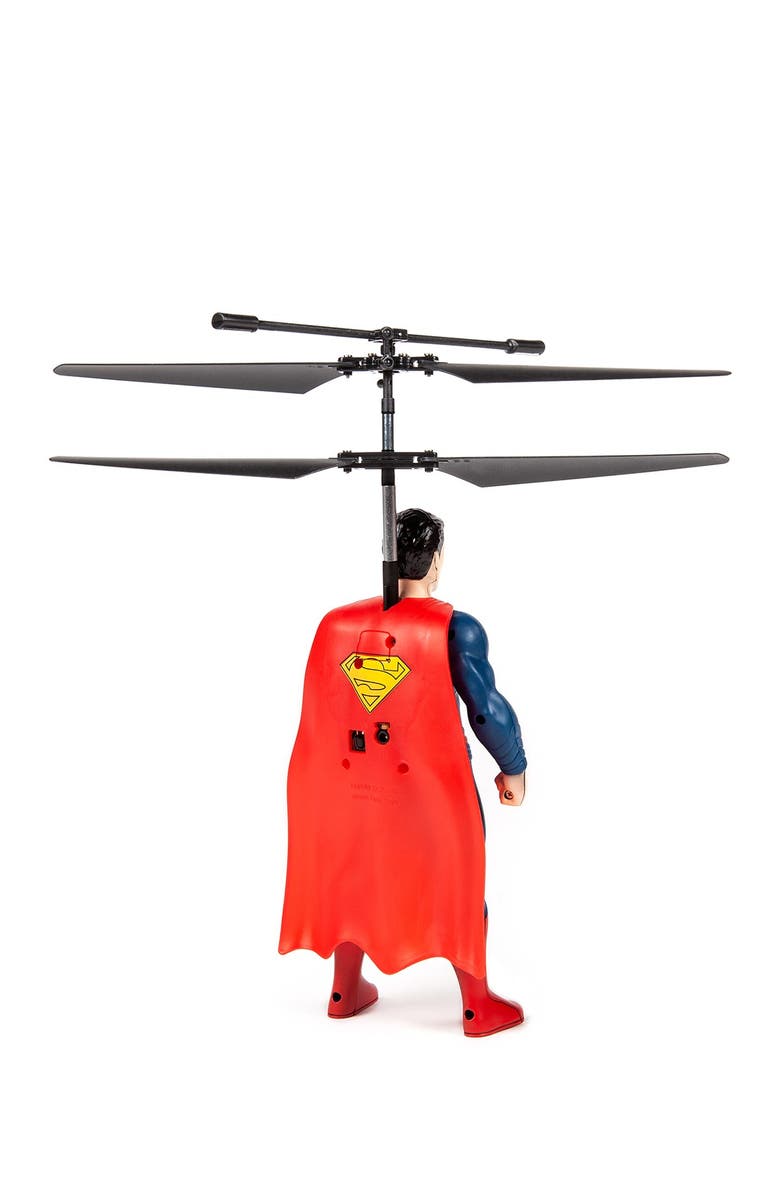 WORLD TECH TOYS Superman 2CH IR Flying Figure Helicopter, Alternate, color, Red