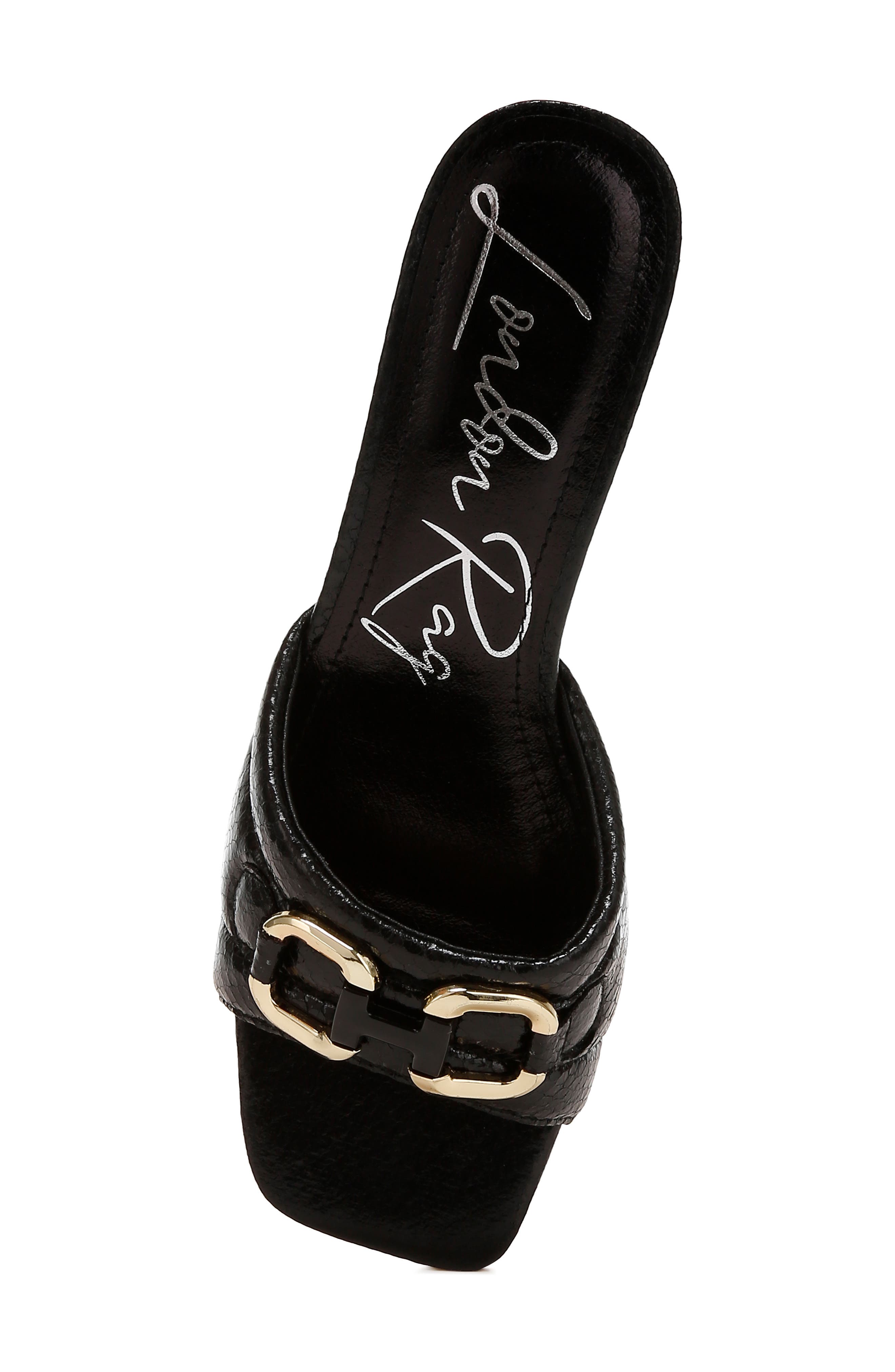 LONDON RAG Bellamy Mule Sandal, Alternate, color, Black