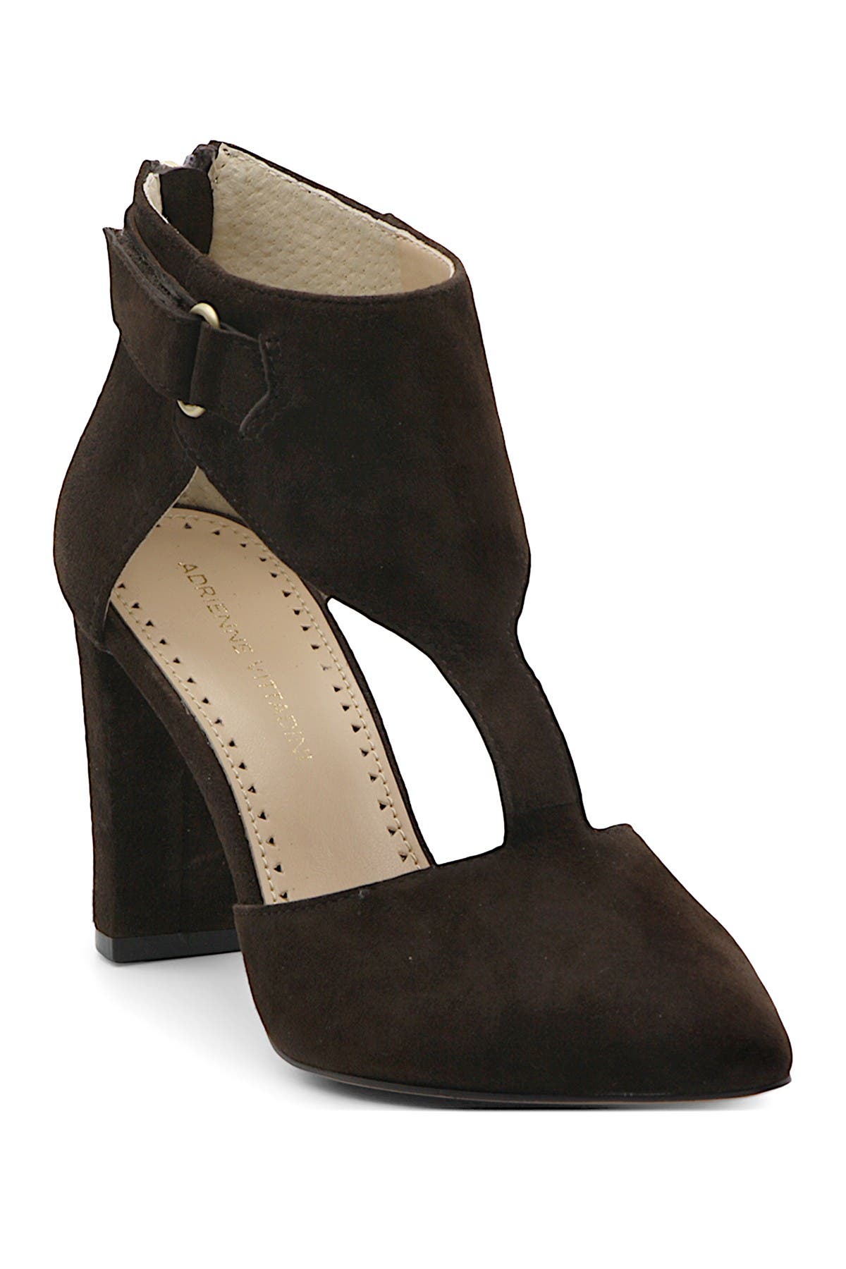 Adrienne Vittadini Nikos T-Strap Pointed Toe Pump, Main, color, 