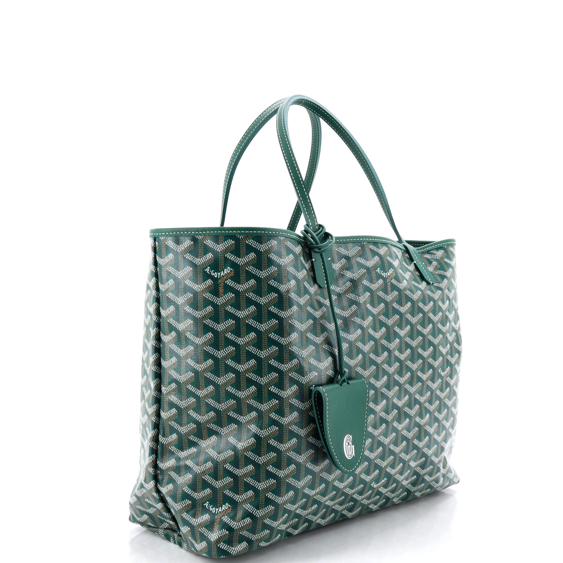 Saint Louis Tote Coated Canvas PM, Alternate, color, Green