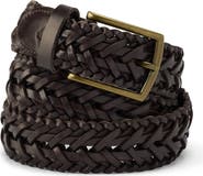 Lands' End Leather Braid Belt