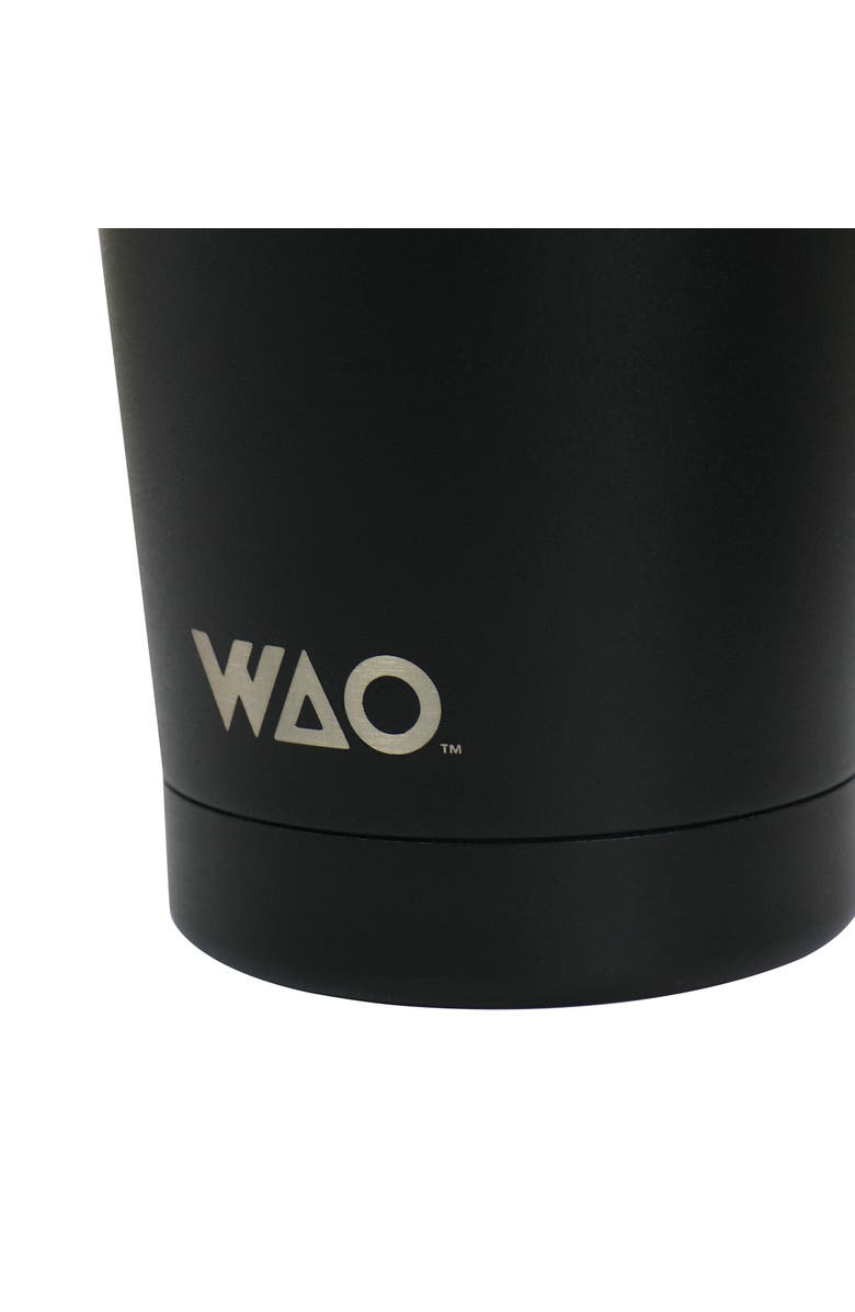 Wao 18oz  Thermal Tumbler with Acrylic Lid, Alternate, color, Matte Black