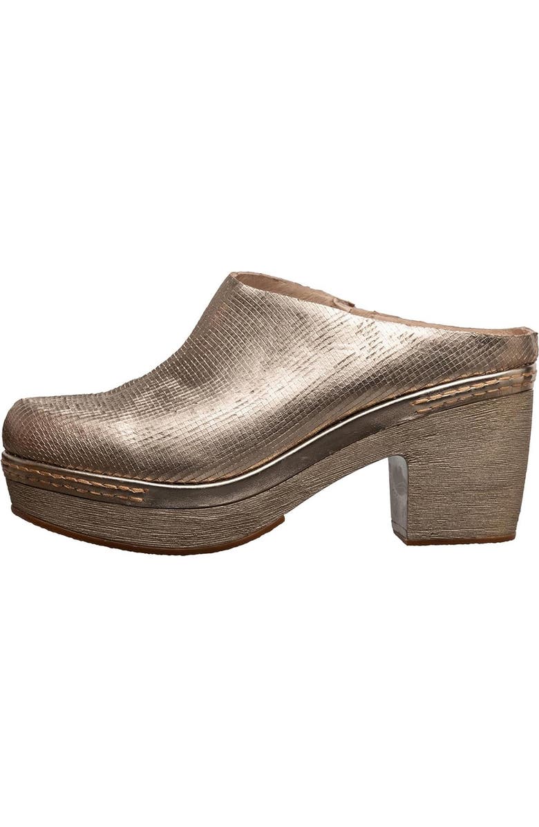 ANTELOPE Safi Platform Clog, Alternate, color, Gold
