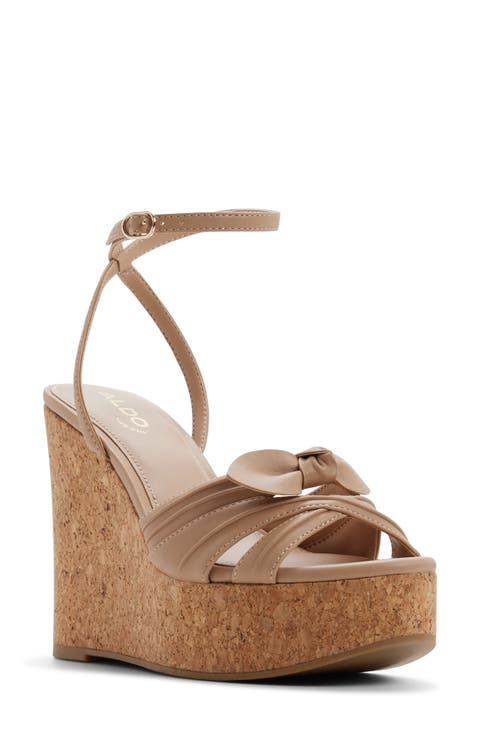 Tainah Ankle Strap Platform Wedge Sandal (Women)