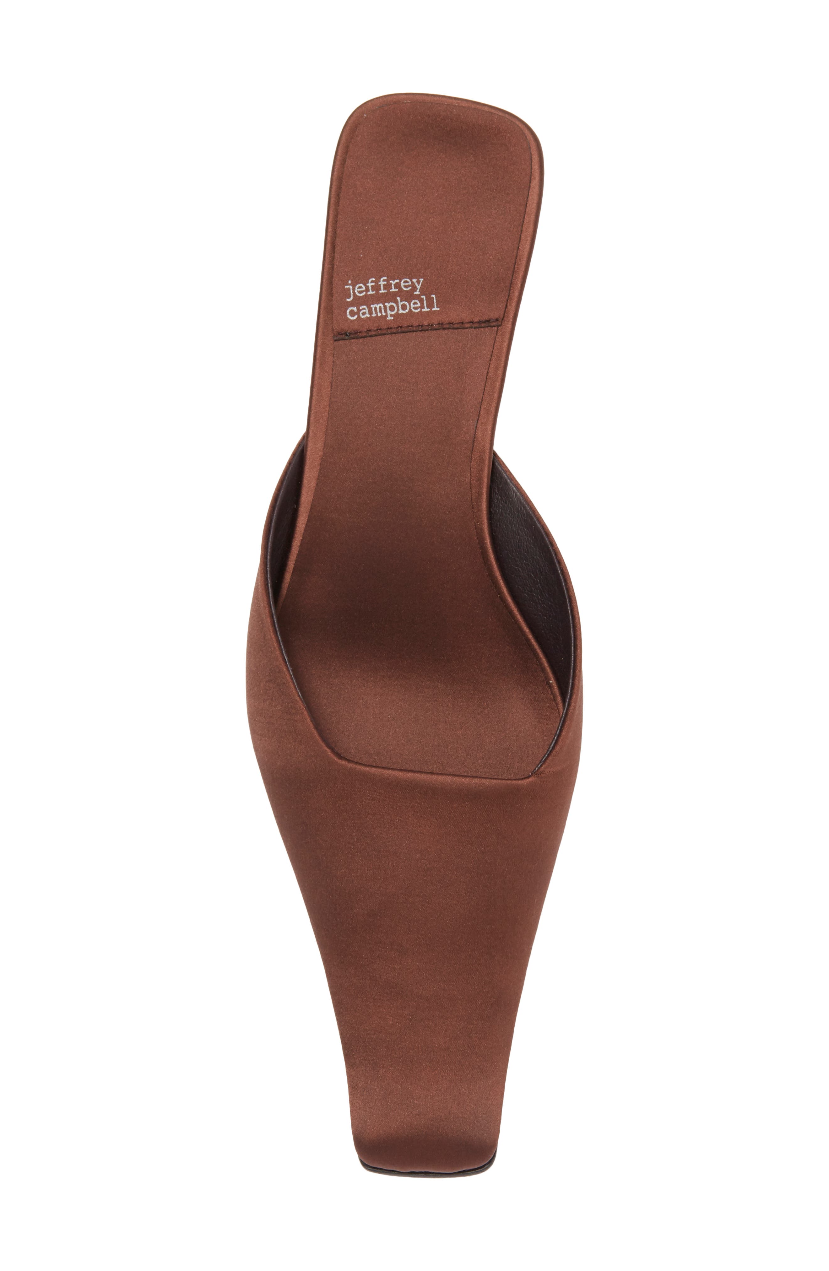 Esmerelda Square Toe Mule, Alternate, color, BROWN SILK
