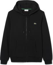 Lacoste Lightweight Cotton Fleece Zip Hoodie