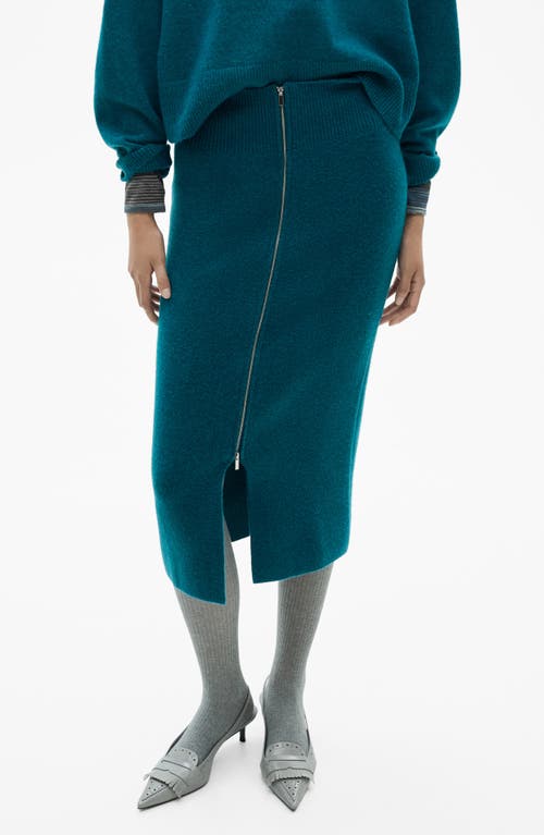 Mango Women's Wrap Shirt Dress In Green