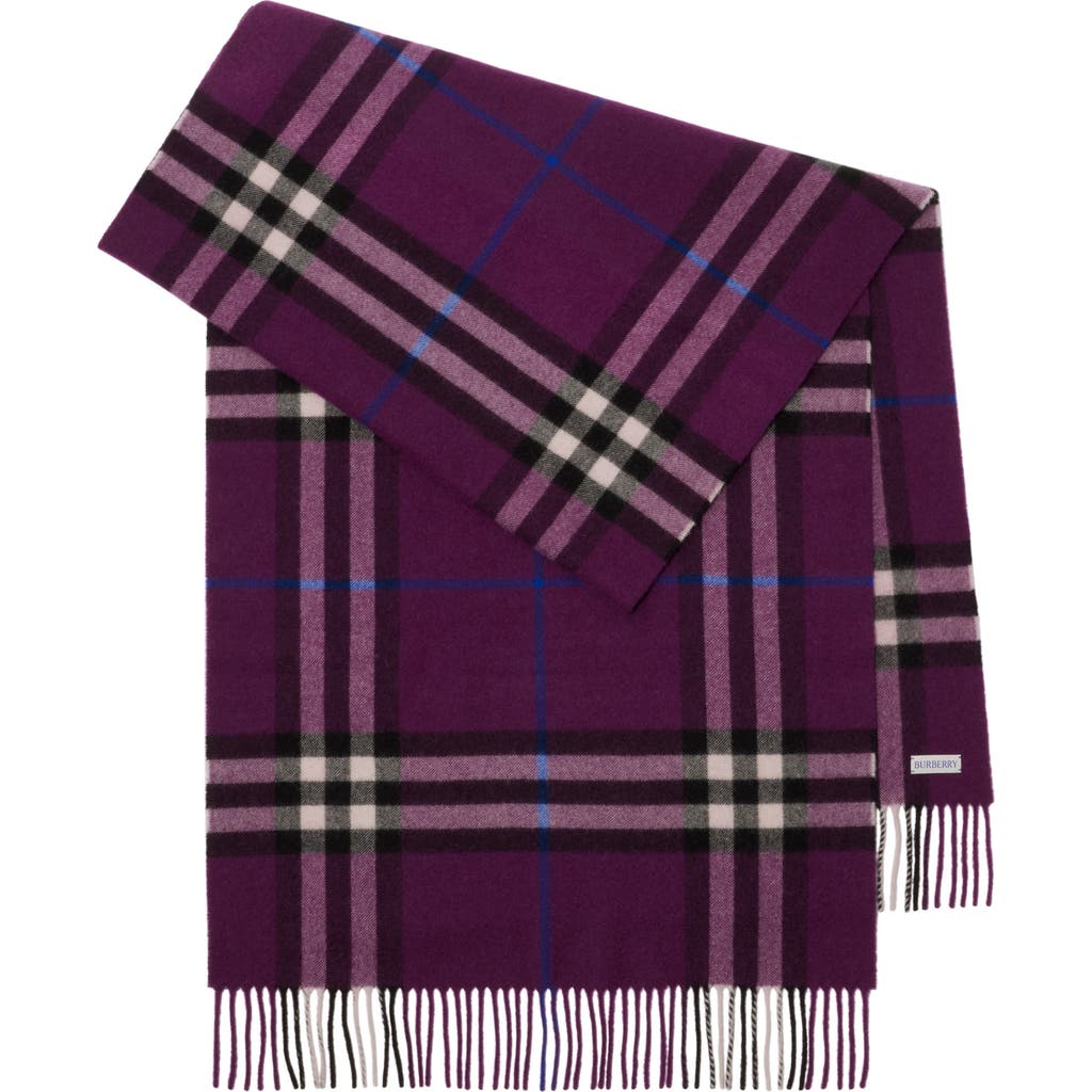 BURBERRY BURBERRY WIDE CHECK CASHMERE SCARF
