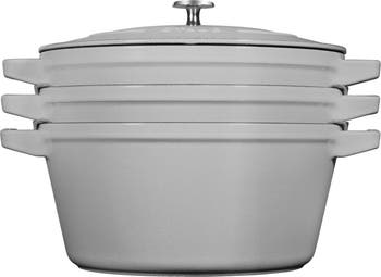 Staub 4-Piece Stackable Enameled Cast Iron Cookware Set | Nordstrom