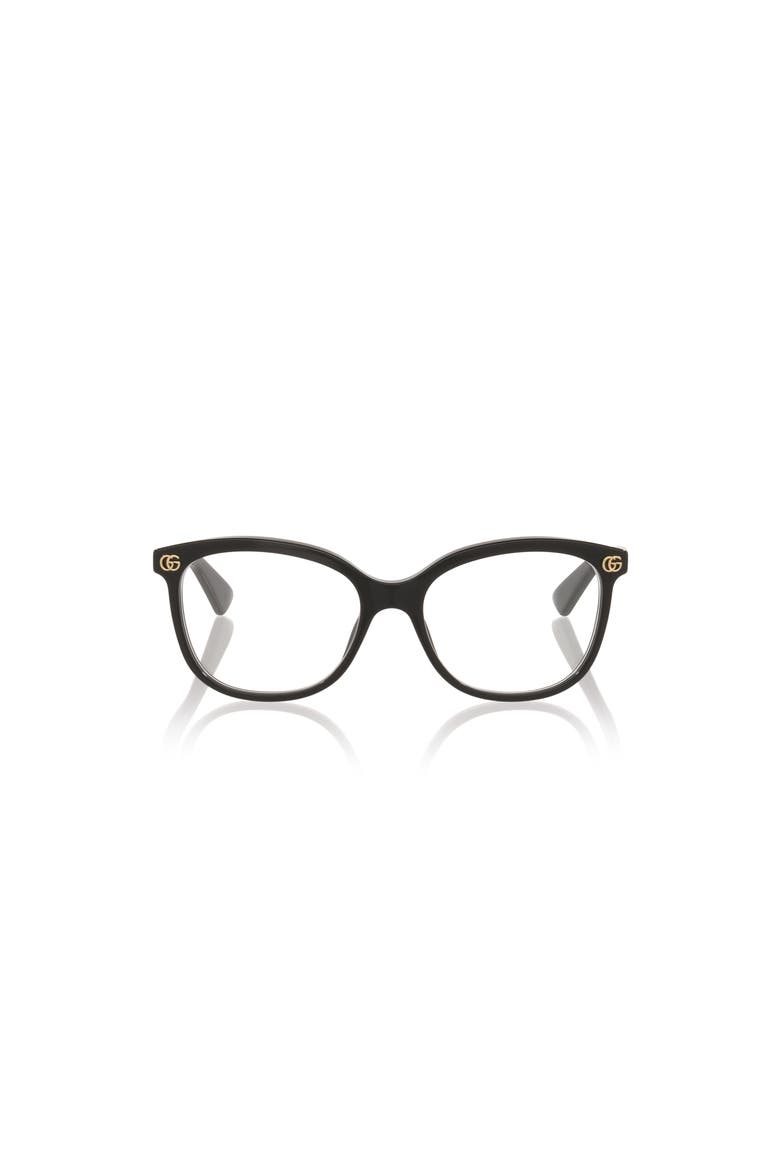 51mm Rectangle optical glasses, Alternate, color, Black
