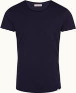 Orlebar Brown Ob T Mercerised Tailored Fit Crew Neck Cotton T-Shirt