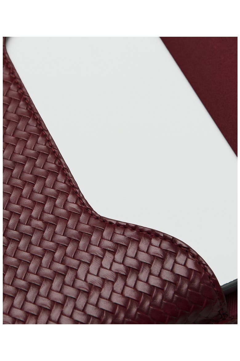 Braided Laptop Sleeve, Alternate, color, BURGUNDY