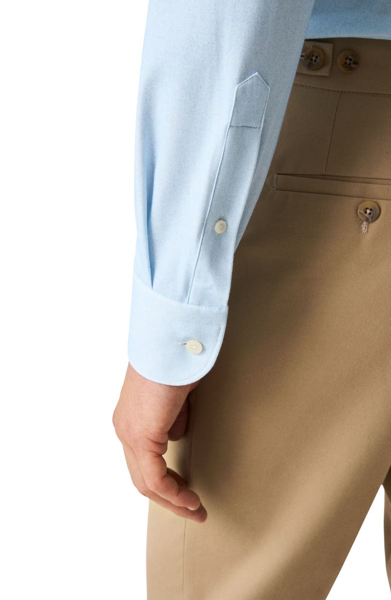Eton Slim Fit Solid 4Flex Dress Shirt, Alternate, color, Light Blue