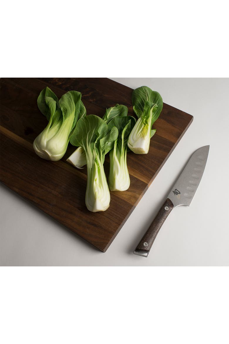 Kanso Hollow-Ground 5.5" Santoku Knife, Alternate, color, METALLIC