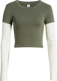 BP. Layered Look Long Sleeve T-Shirt