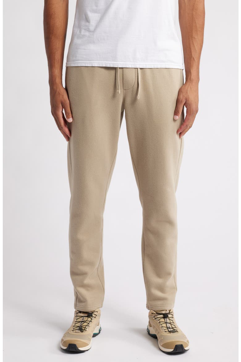 Cloud Fleece Straight Leg Sweatpants, Main, color, TAN ALUMINUM