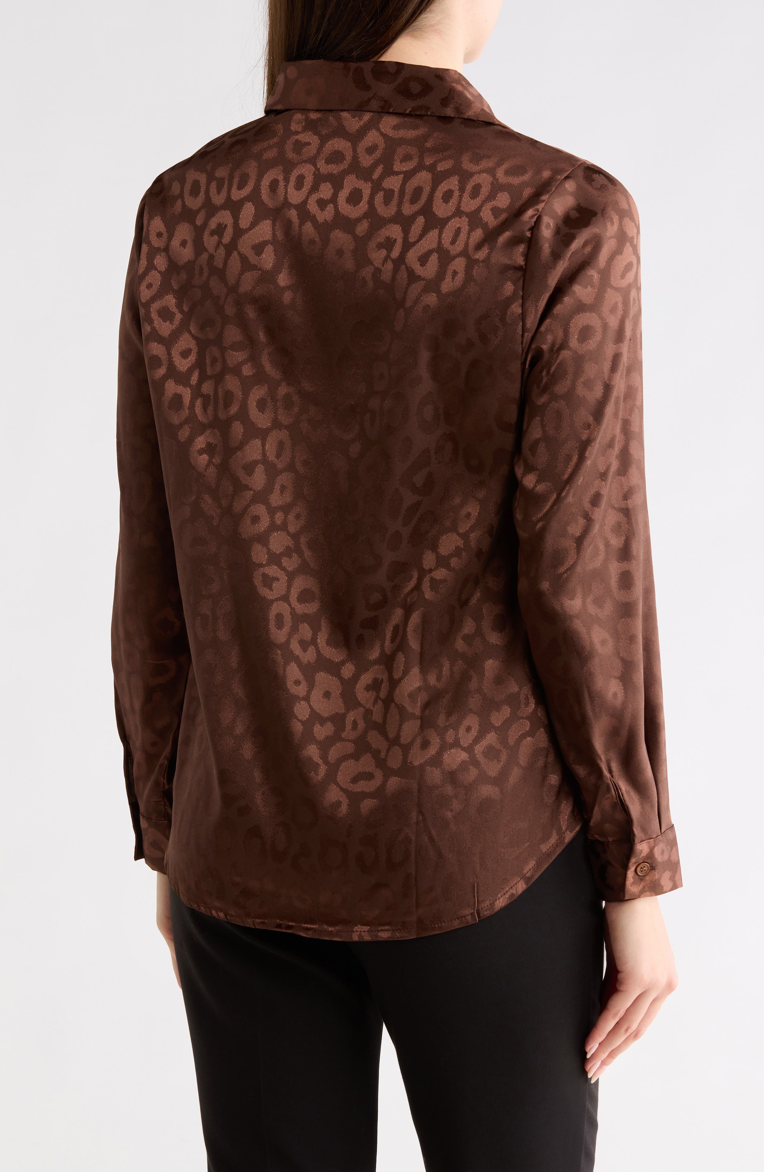 Leopard Button-Up Shirt - image 4