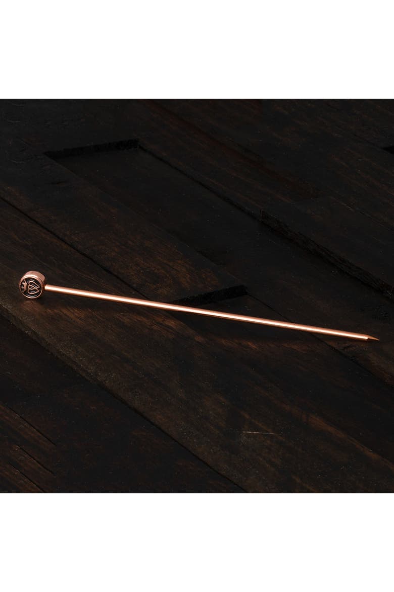Luckenbooth 8-Pack XL-Cocktail Picks, Alternate, color, Copper