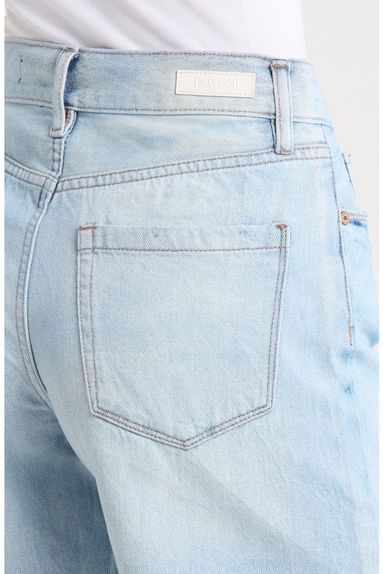 The Warren Raw Hem Denim Shorts, Alternate, color, WAVE RIDER