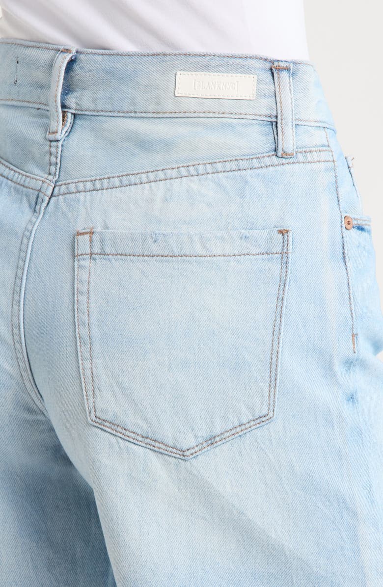 BLANKNYC The Warren Raw Hem Denim Shorts, Alternate, color, Wave Rider