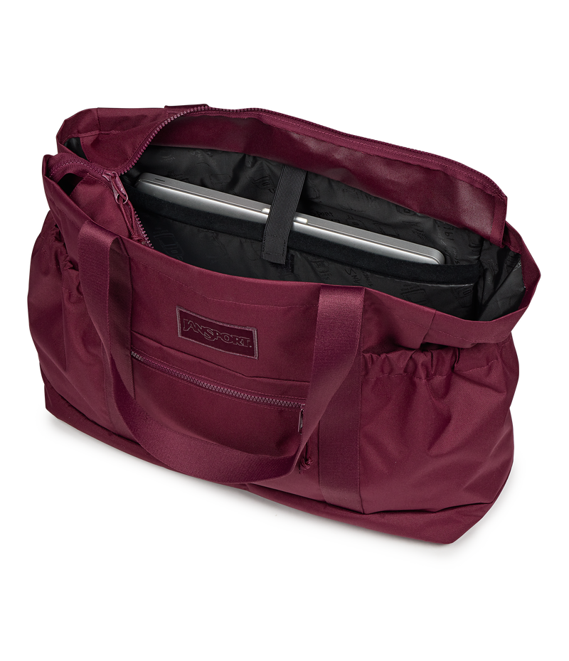 Jansport Everyday Large Tote, Alternate, color, Cherry Lacquer