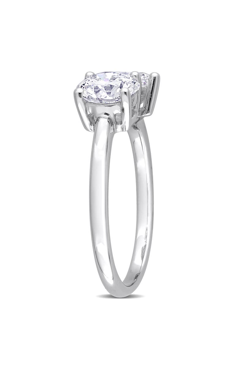 Julianna B. 2 CTW Lab-Grown Diamond 2-Stone Pear Ring 14k, Alternate, color, White Gold