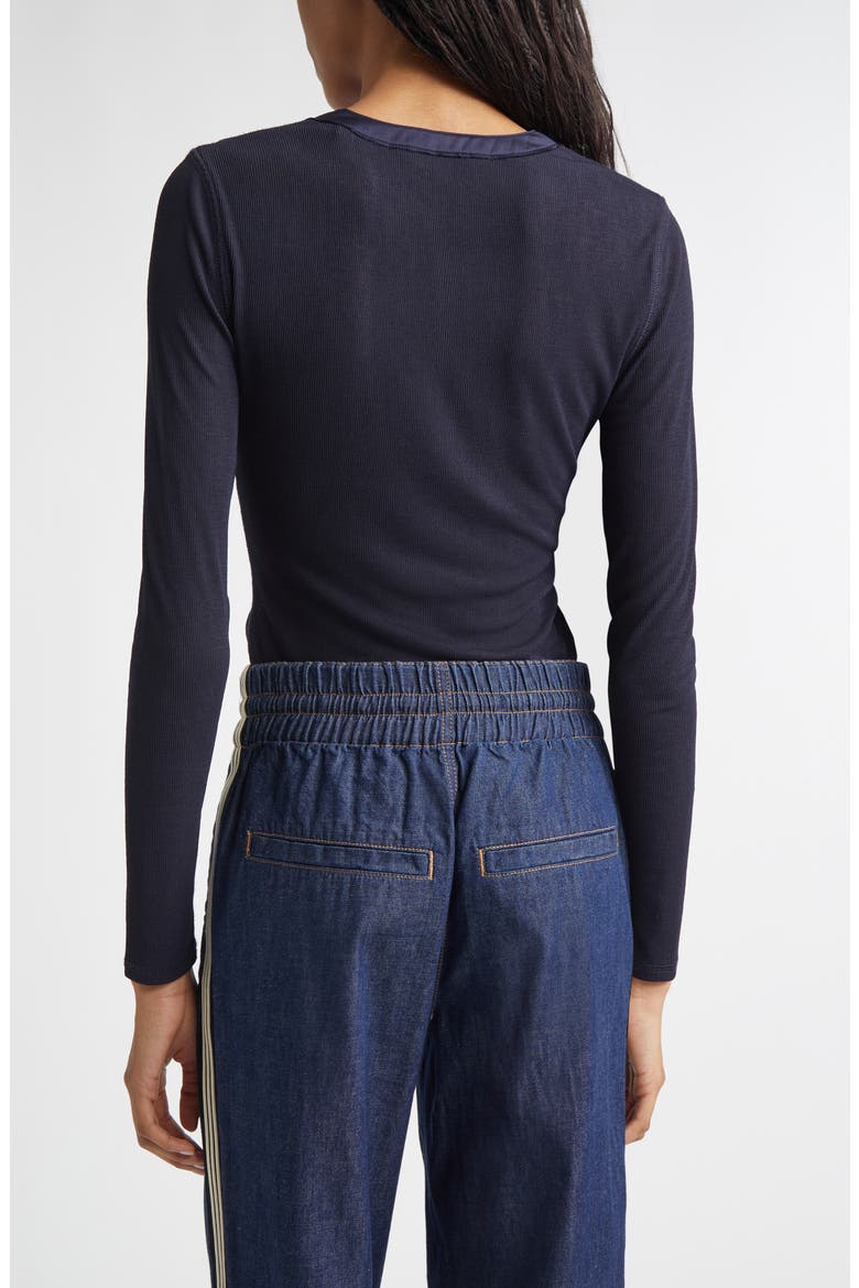 Drexler Knit Henley Top, Alternate, color, NAVY