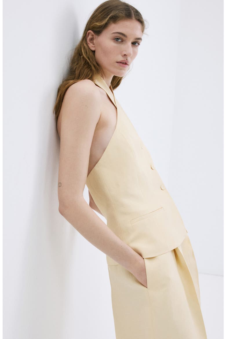 Martini Halter Top, Alternate, color, YELLOW