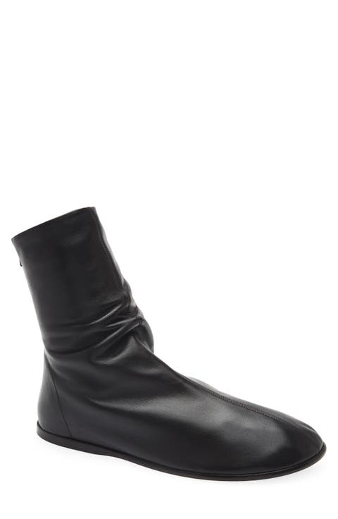 Leather Sock Boot