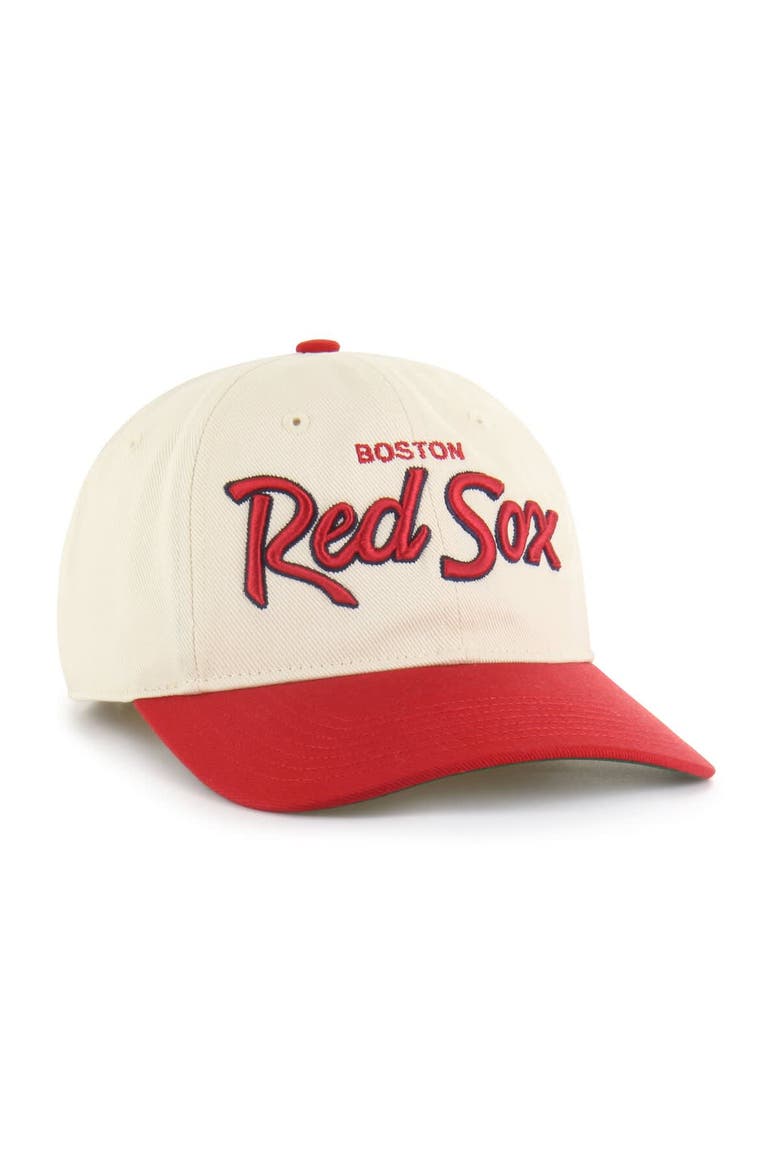 Men's '47 Natural Boston Red Sox Crosstown Franchise Fitted Hat, Alternate, color, Natural