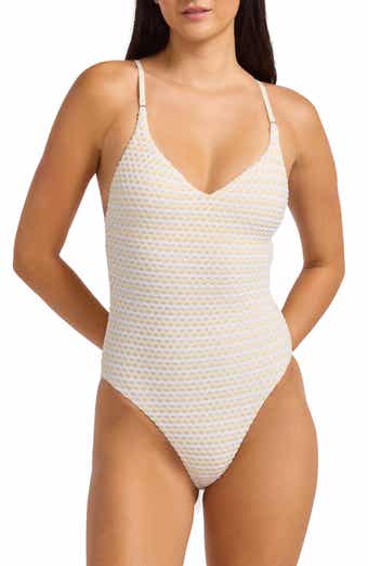 Mesh Effect One-Piece Swimsuit
