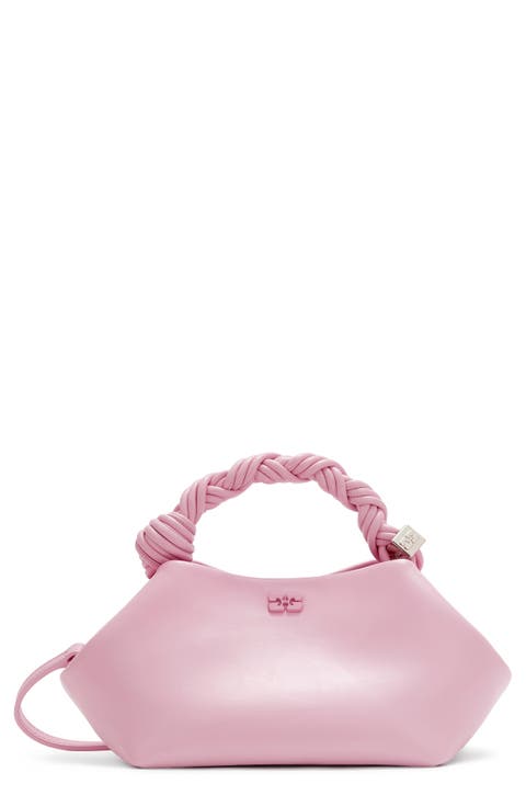 Small Bou Recycled Leather Top Handle Bag