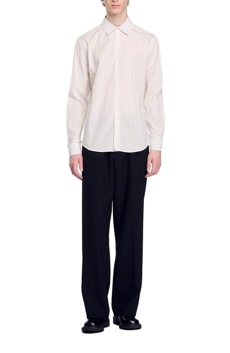 SANDRO Striped shirt, Alternate, color, 