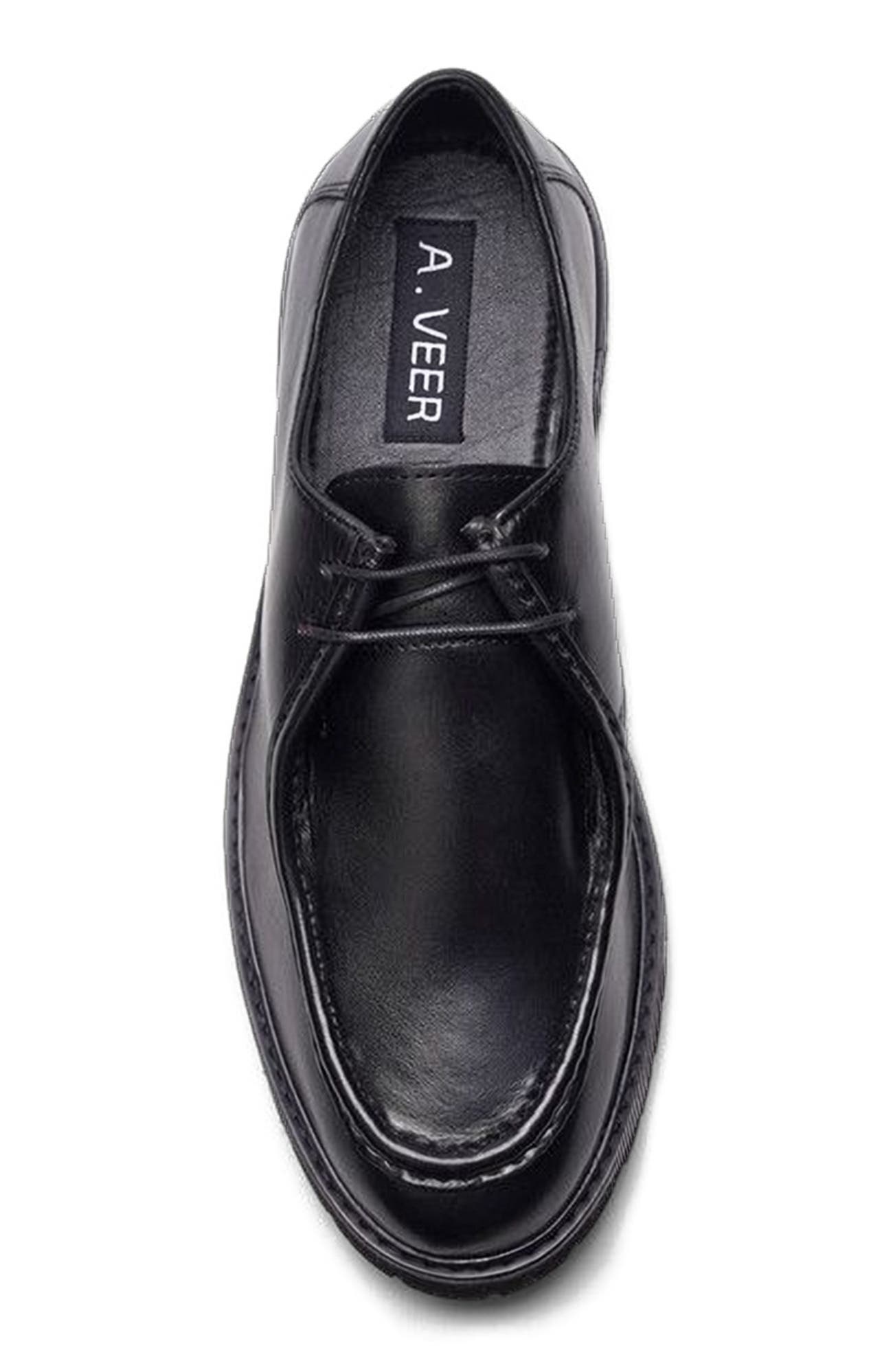 A. Veer Mercer Ridge Moc, Alternate, color, Black Leather