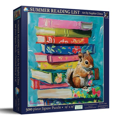 Summer Reading List 500 piece Jigsaw Puzzle for Adults