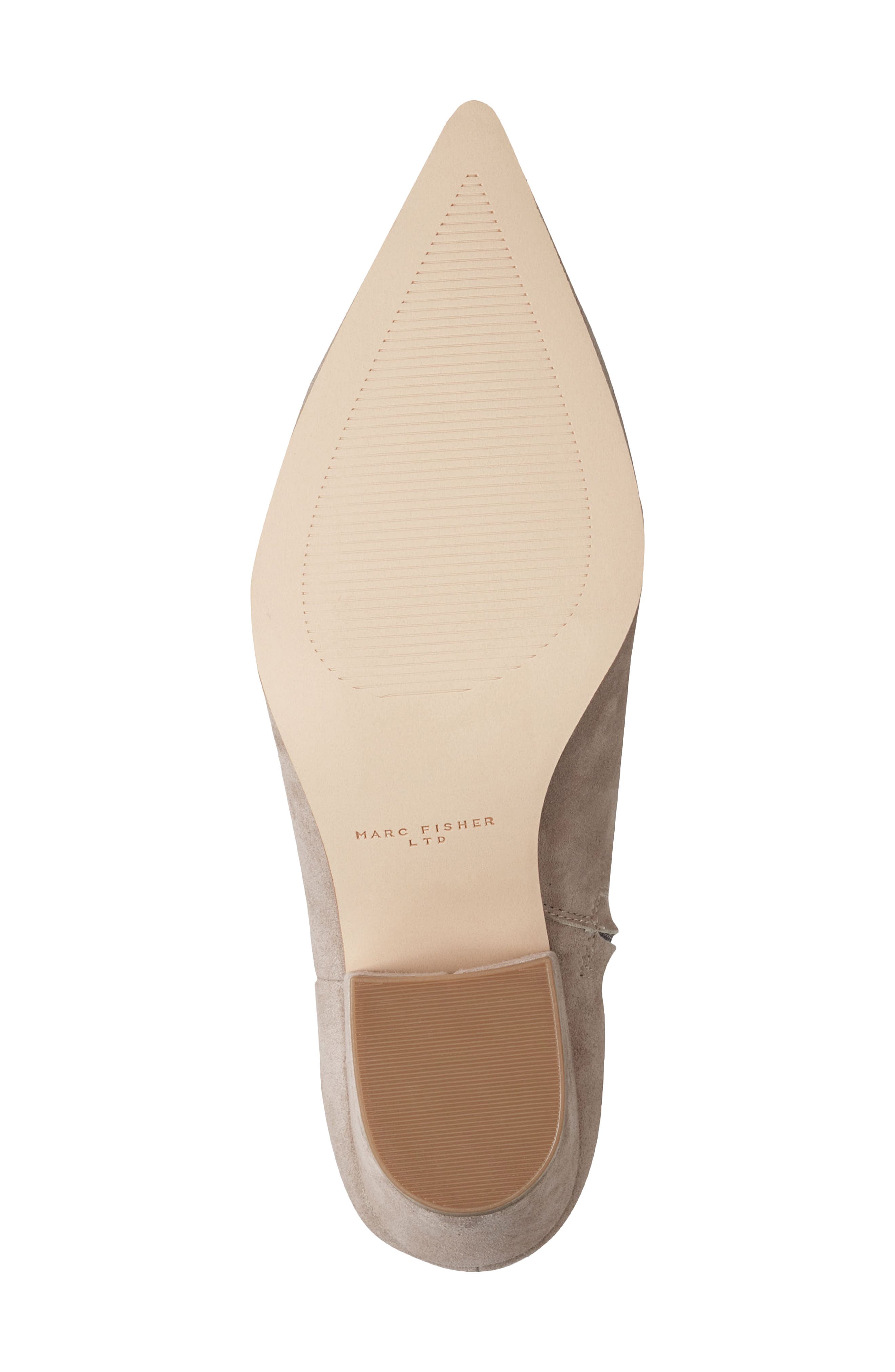 Mavey Pointed Toe Bootie, Alternate, color, TAUPE