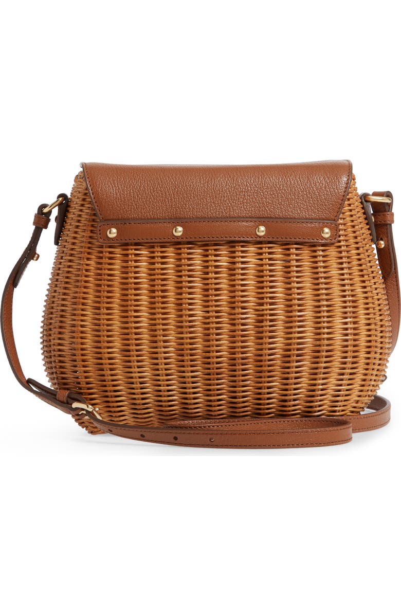 Miu Miu Midollino Woven Wicker Bag, Alternate, color,