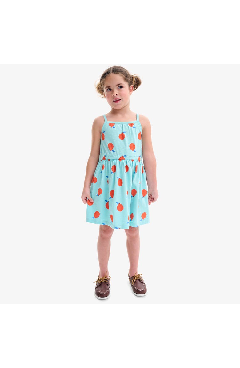Primary Kids Sundress In Citrus Burst, Alternate, color, Mist Clementines