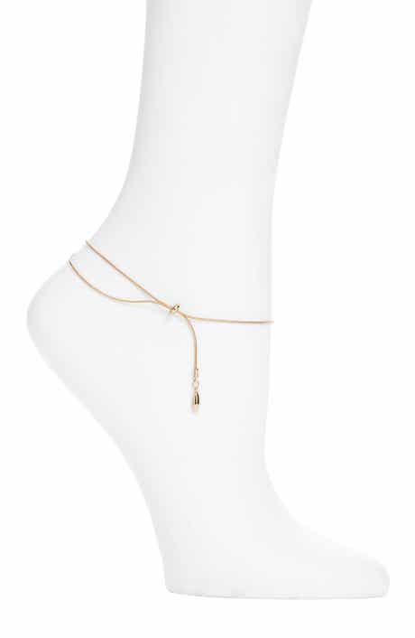 Draped Chain Anklet