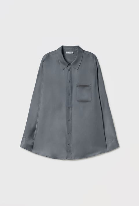 Twill Boyfriend Shirt
