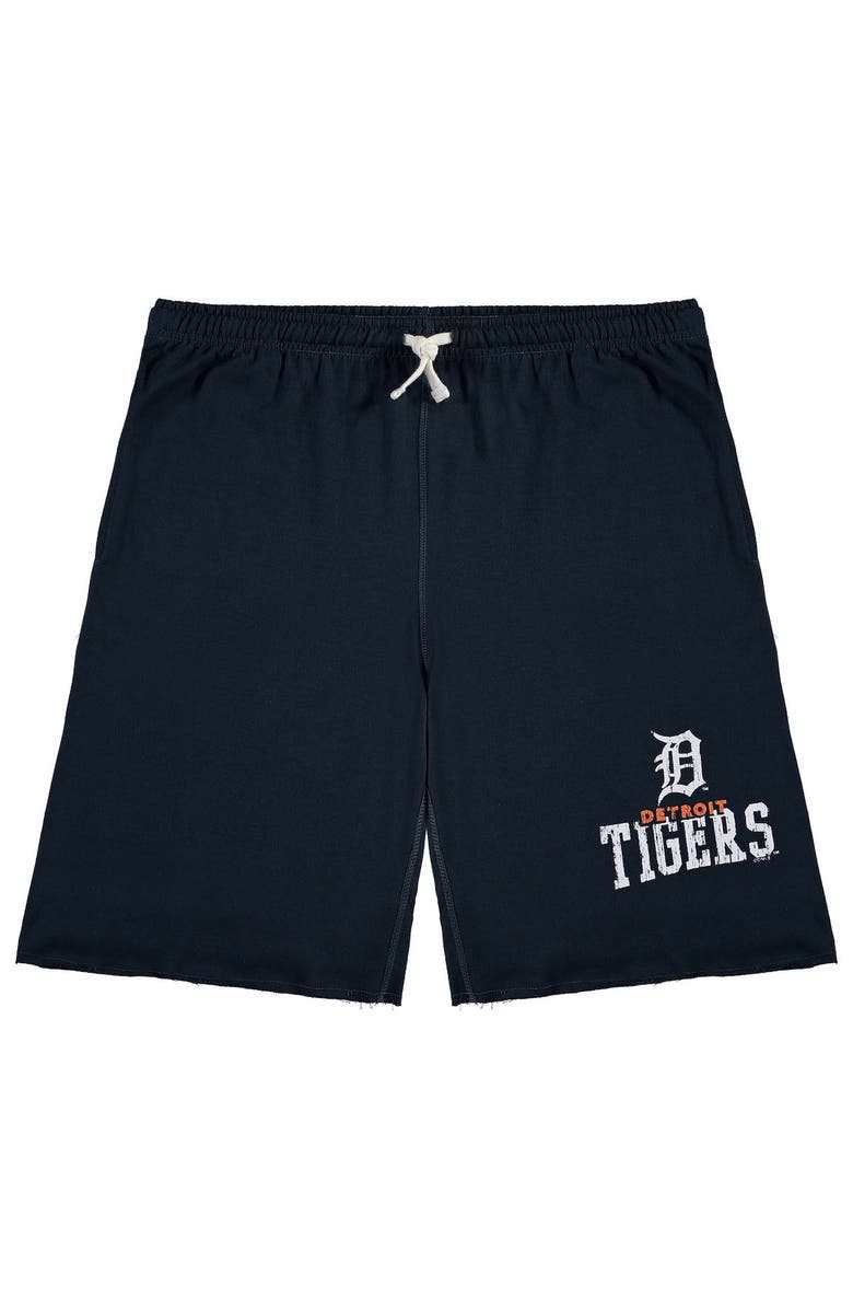 PROFILE Men's Navy Detroit Tigers Big & Tall French Terry Shorts, Main, color, Navy