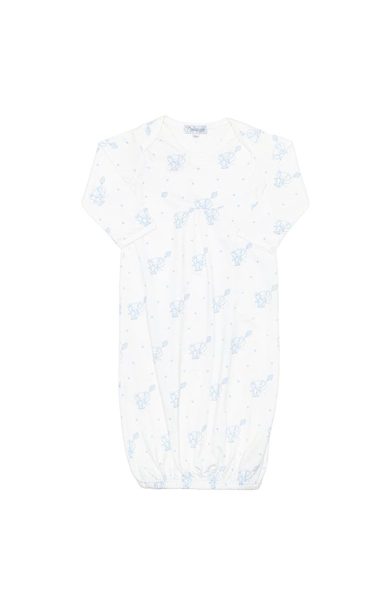 Nellapima Blue Elephant Gown - Baby, Main, color, Blue