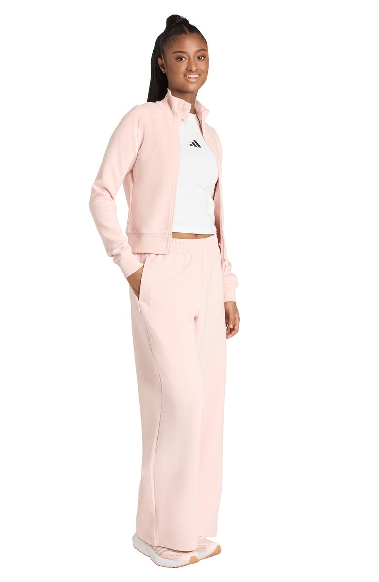 adidas Wide Leg Pants, Alternate, color, Sandy Pink