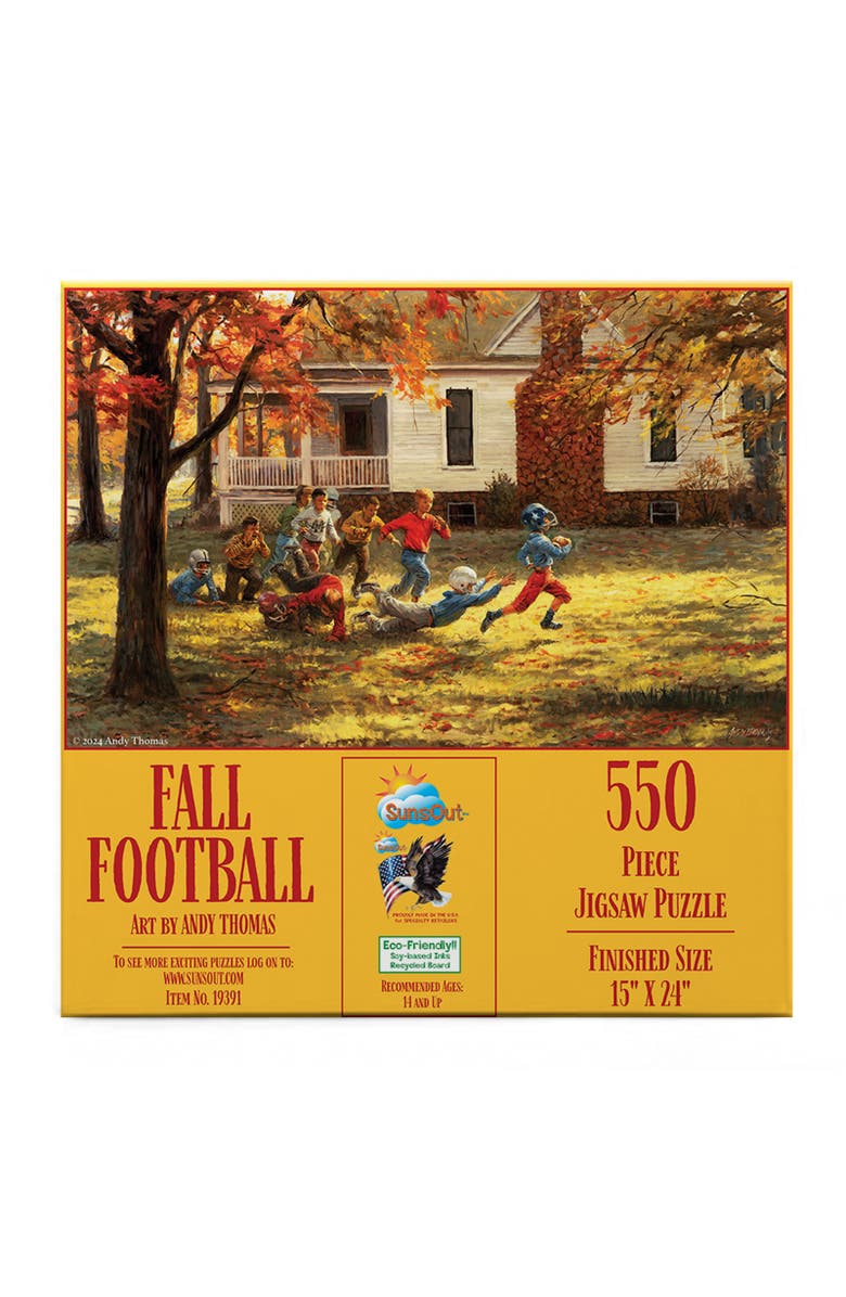 Sunsout Fall Football 550 piece Jigsaw Puzzle for Adults, Alternate, color, Multicolor