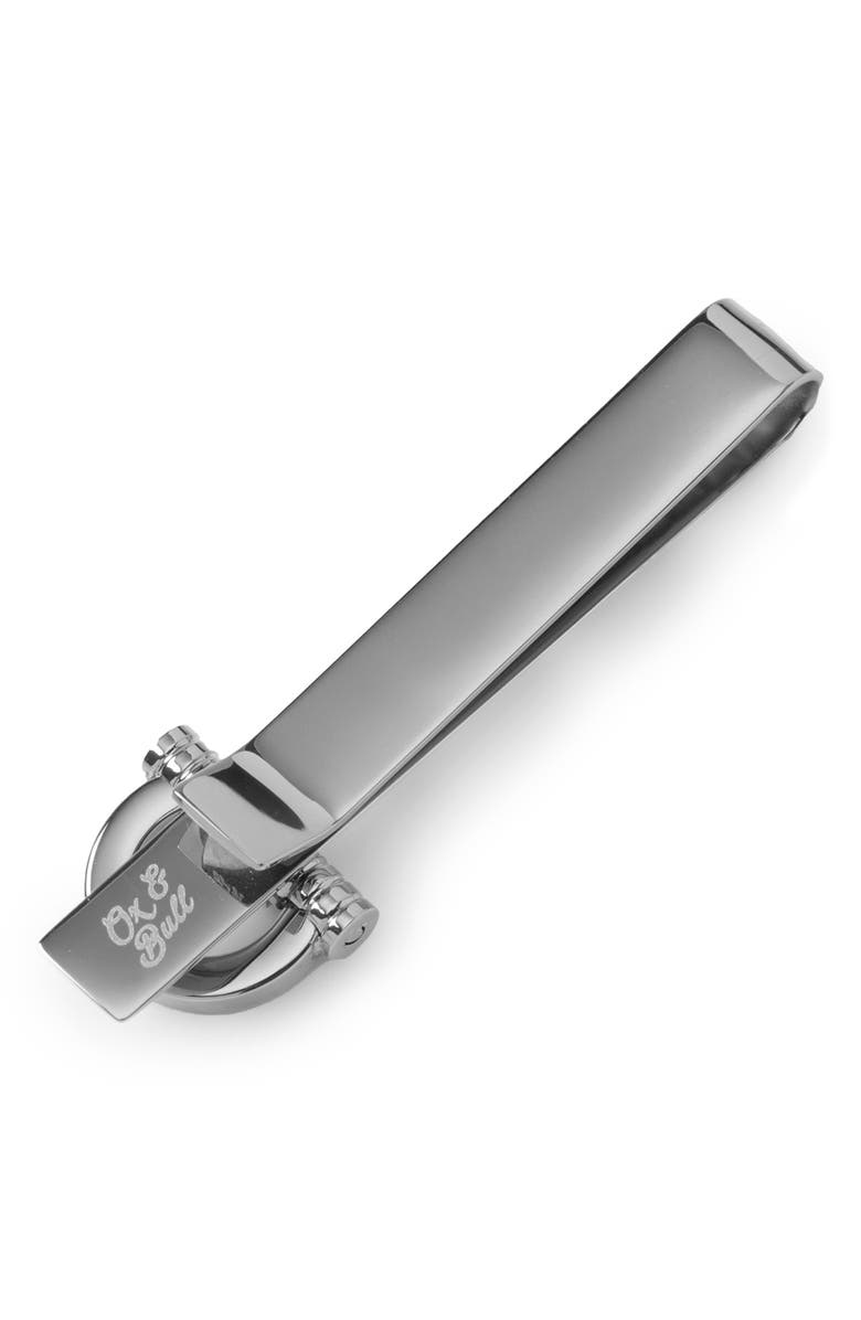 Cufflinks, Inc. Horse Bit Stainless Steel Tie Bar, Alternate, color, Silver
