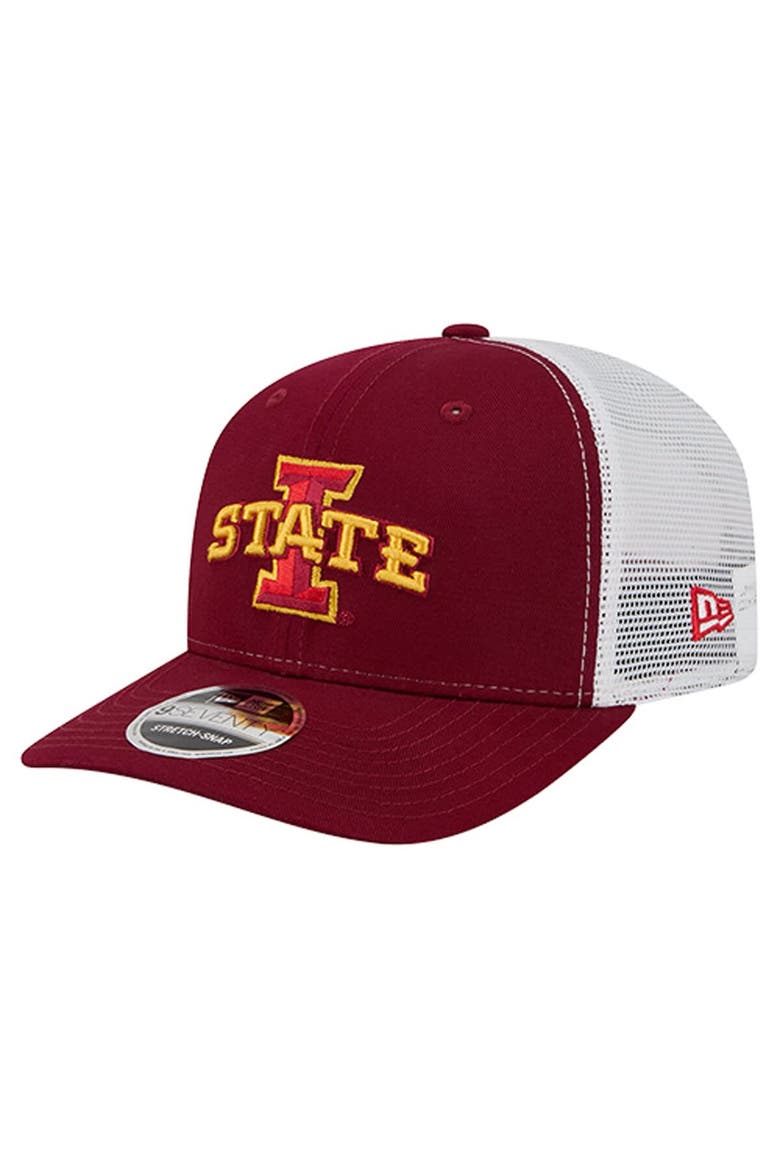 Men's New Era  Cardinal Iowa State Cyclones Team 9SEVENTY COOLERA Trucker Adjustable Hat, Main, color, Cardinal